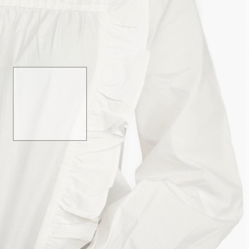 ABLE Sarah Ruffle Blouse | Size Medium - Picture 2 of 12